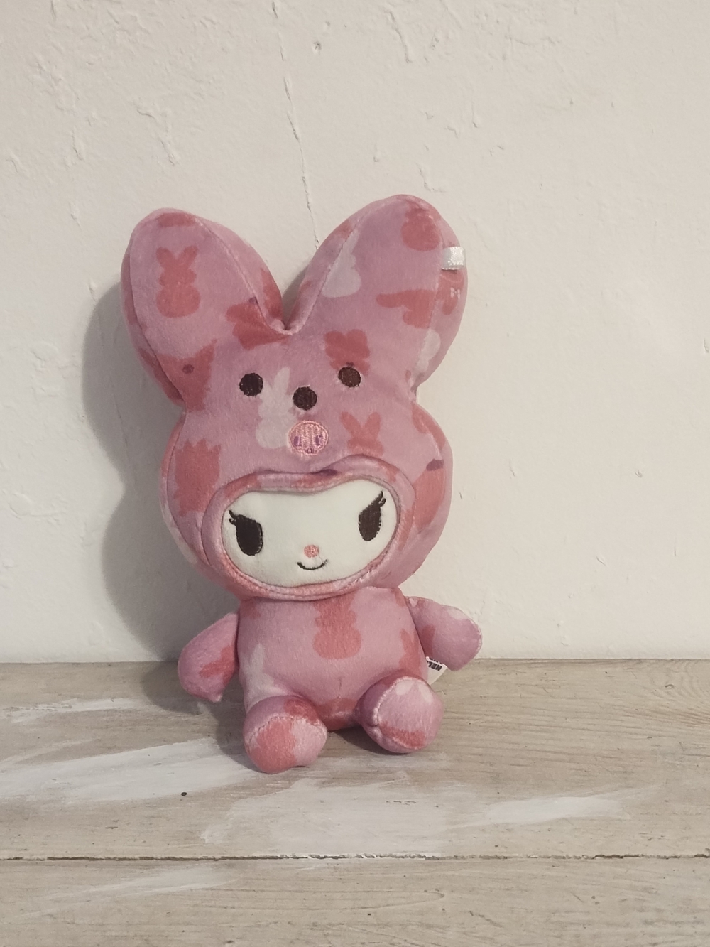 Sanrio Hello Kitty & Friends Peeps Kuromi in Bunny Costume 8.5-Inch Plush